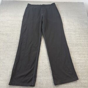 Lululemon Kung Fu Pant Lounge Sweatpants Mens L Black Travel Wide Leg Stretch